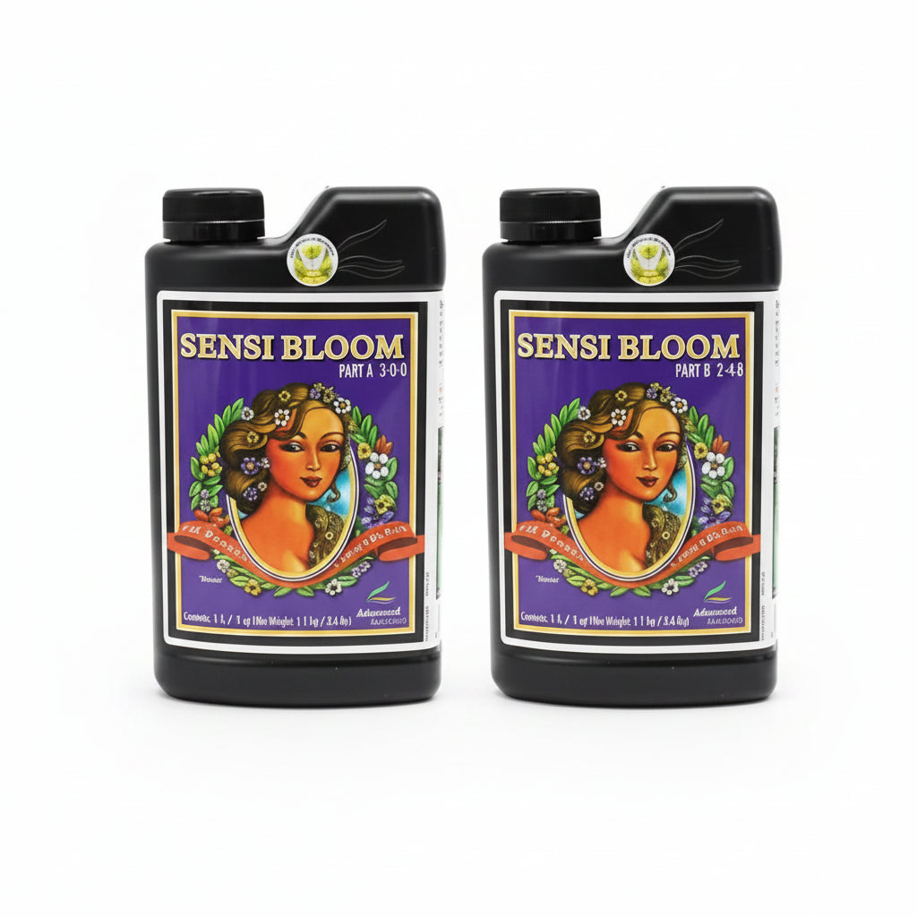 Hydroponic nutrients - Advanced Nutrients Sensi Bloom A+B, 1L Set | pH Perfect Base Hydroponic Fertilizer