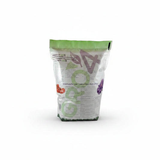 Earthworm castings - Gro4 Organics Premium Vermicompost, 5L | Natural Fertilizer for Houseplants & Vegetables