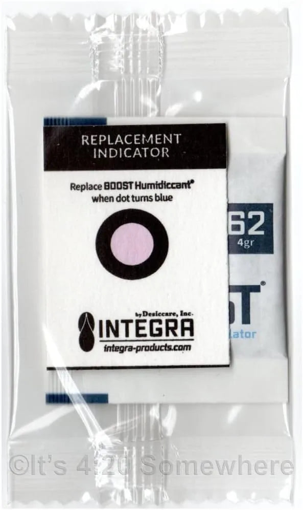 Humidity Control Pack - Integra Boost 62% RH, 12 Pack | 2-Way Moisture Regulation for Seeds & Herbs