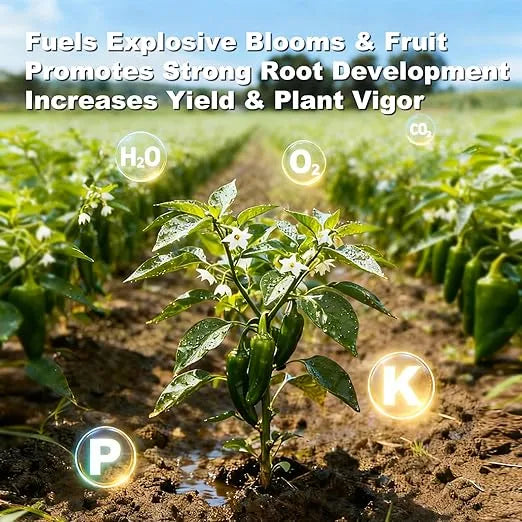 Water Soluble Fertilizer - J PLUS T Mono Potassium Phosphate 0-52-34, 5LB | High Yield Plant Food