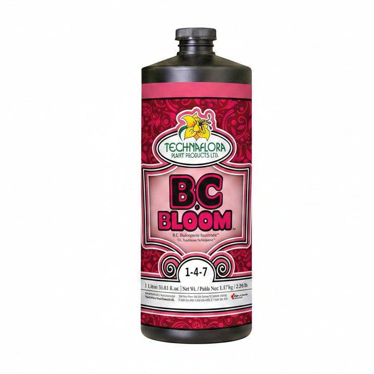 Hydroponic Fertilizer - Technaflora B.C. Bloom Liquid, 1L High Phosphorus Plant Food for Heavy Flowers