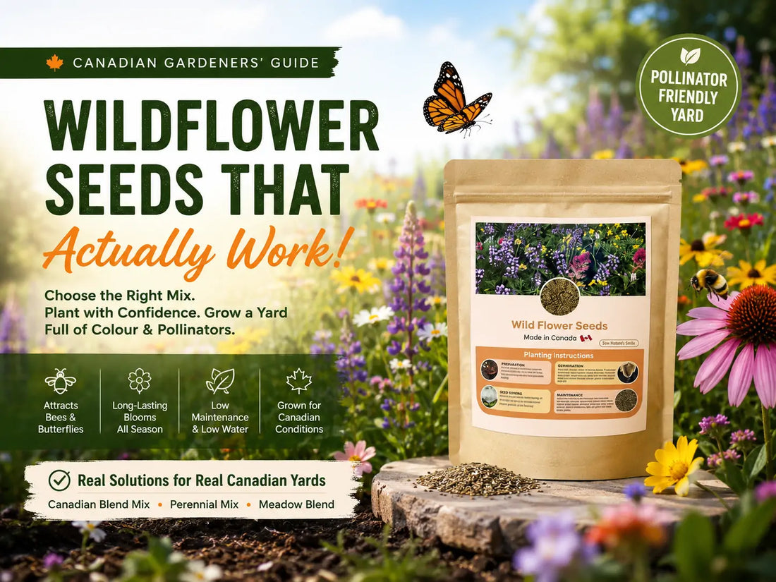 How to Turn a Patchy Canadian Yard into a Wildflower Area That Actually Grows