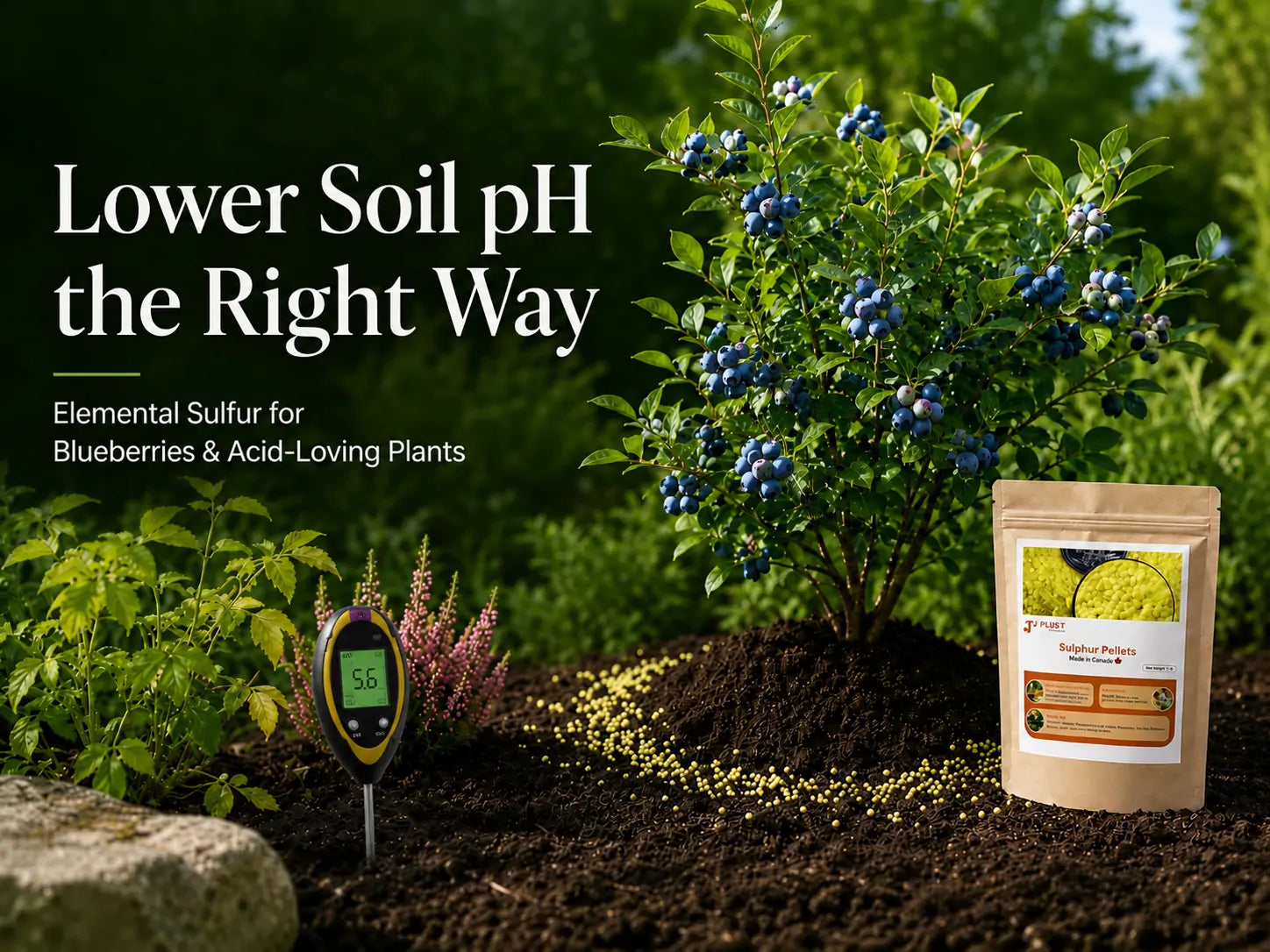 Lower Soil pH in Canada: When Elemental Sulfur Helps, When It Does Not, and How to Test First