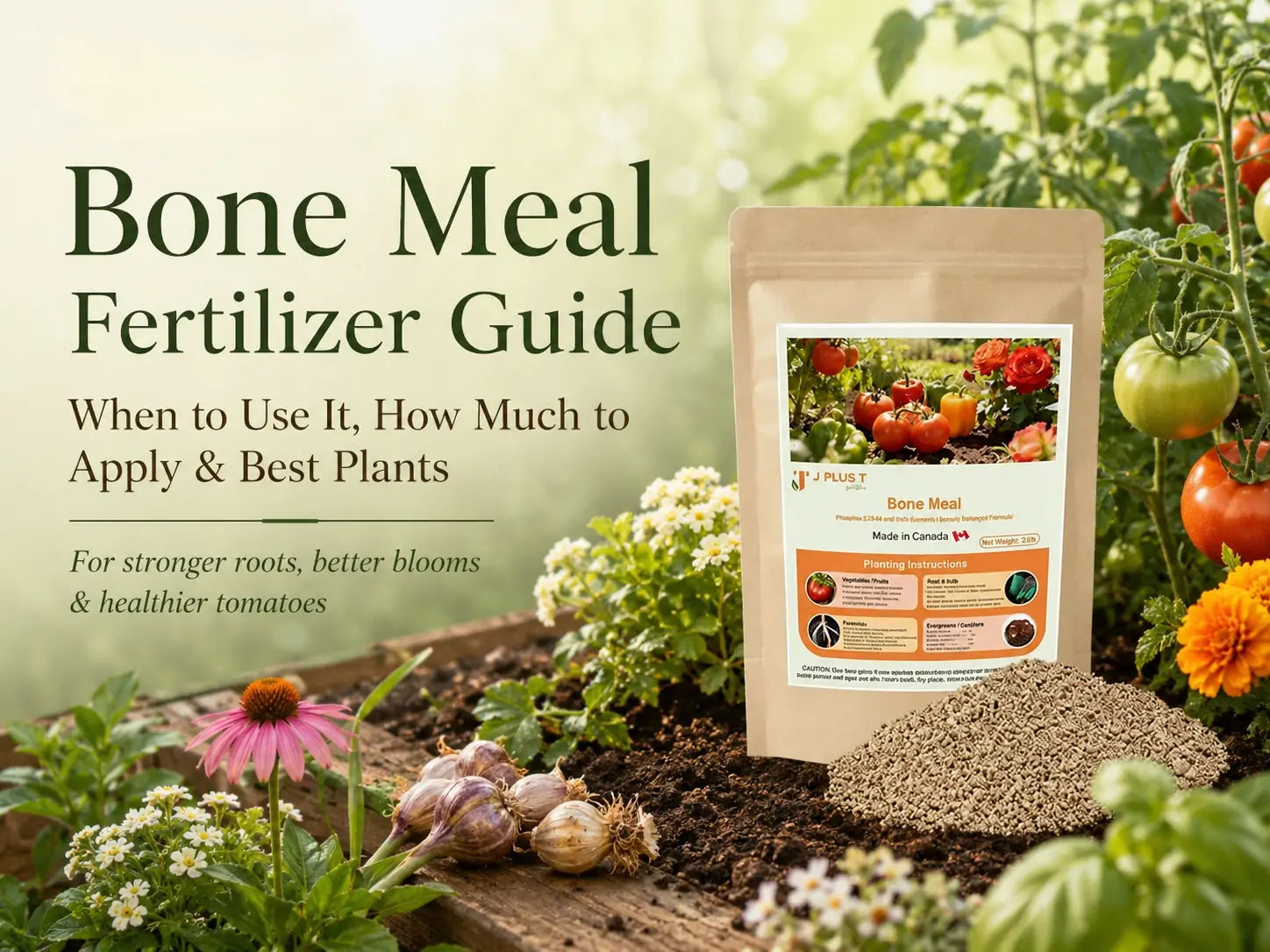 Bone Meal Fertilizer Guide: When to Use It, Application Rates, and What Plants Benefit Most