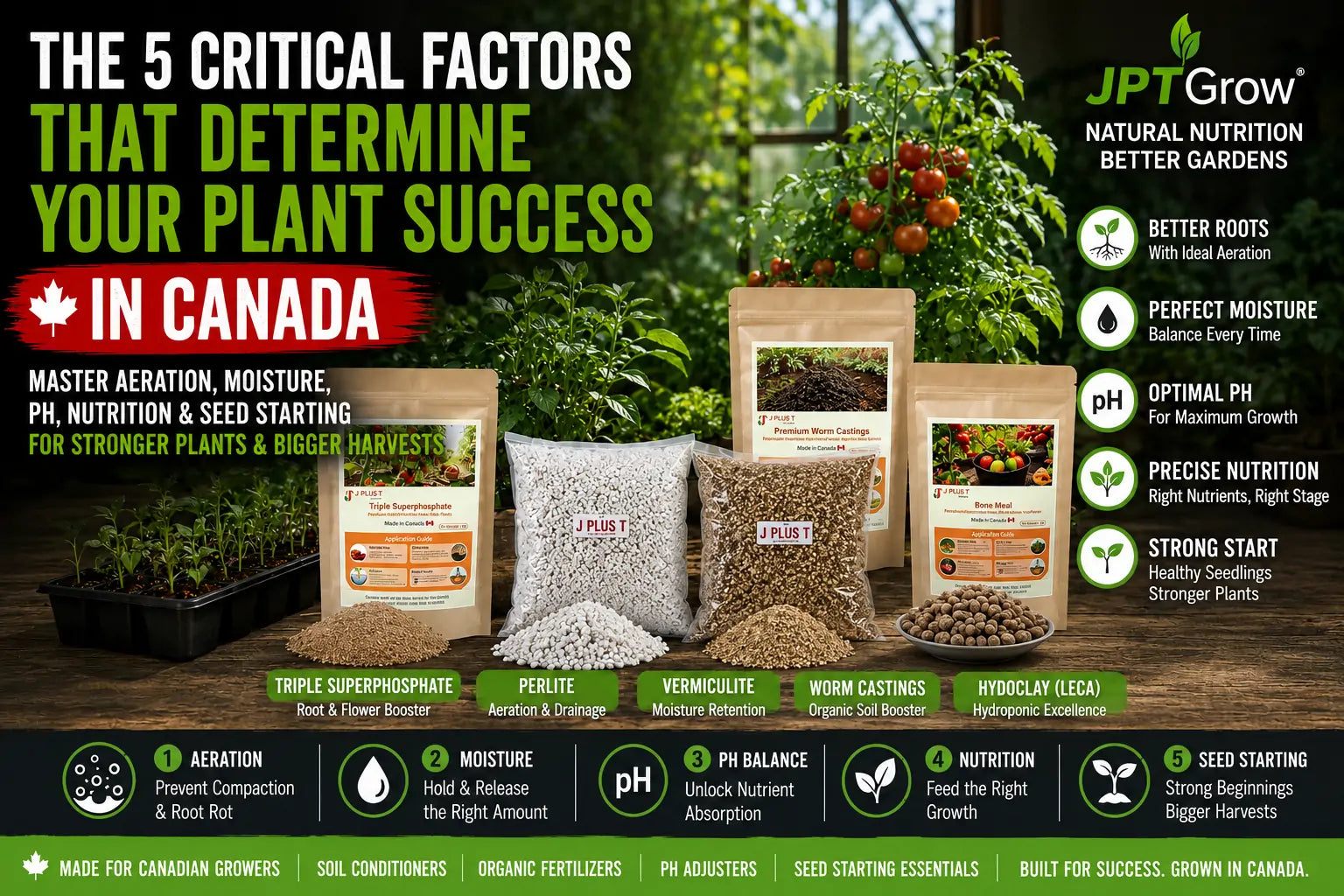 How to Grow Successfully in Canada: A Practical System for Soil, Nutrients &amp; Seed Starting