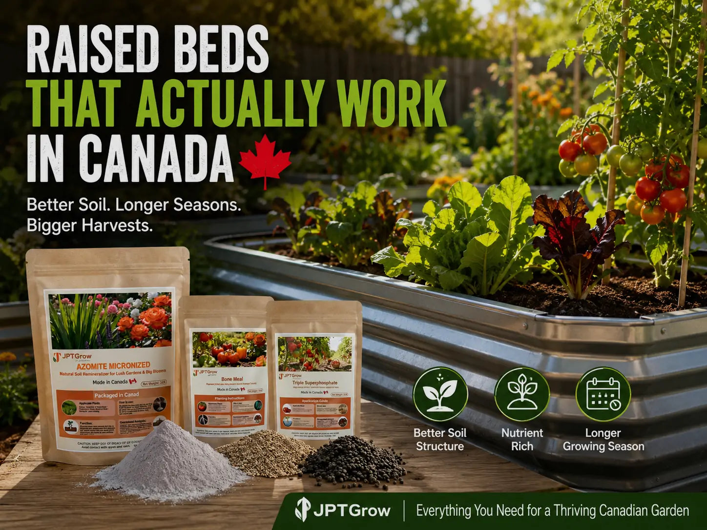 Raised Garden Beds in Canada: Material Selection, Setup, and Soil System Guide for Canadian Growers