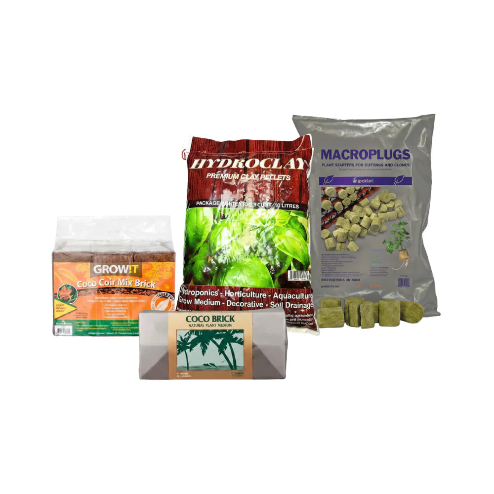 Shop sterile hydroponic media for your indoor system. Build a custom soilless potting mix using premium coco coir for plants and coarse perlite.