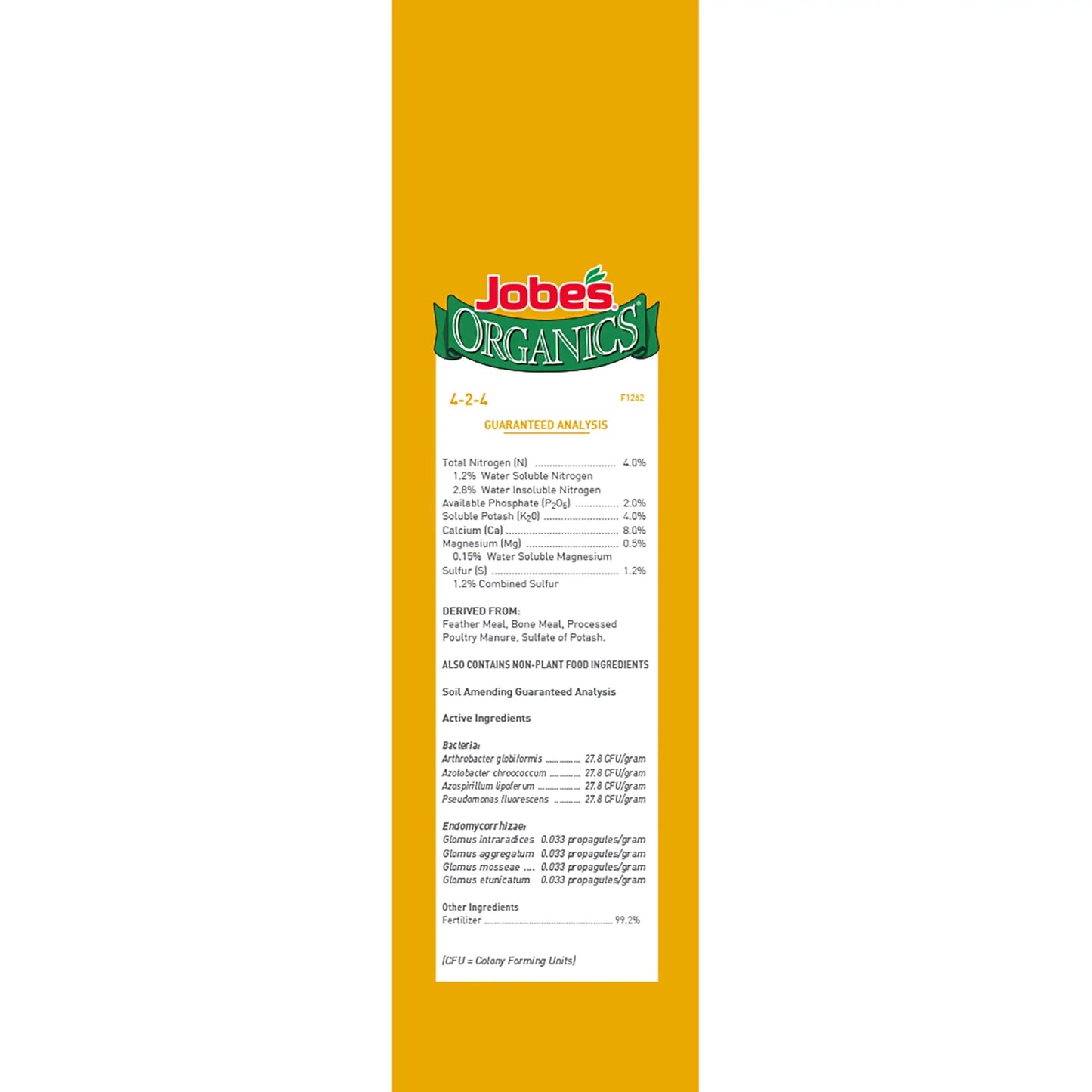 Organic Fertilizer - Jobe's Fruit & Citrus 3-5-5 Granular, 4LB | Biozome Plant Food for Fruit Trees