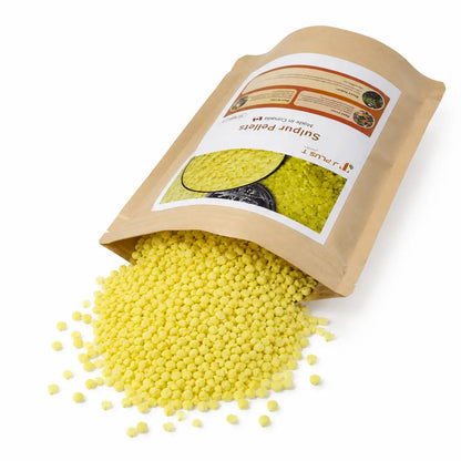 Soil Amendments - J PLUS T Garden Sulphur Pellets 99.9%, 1LB Premium pH Lowering Agent for Acid-Loving Plants