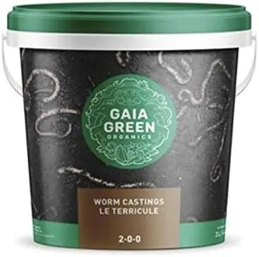 Worm Castings - Gaia Green Premium Organic 2-0-0, 2L | Slow Release Vermicompost for Plants