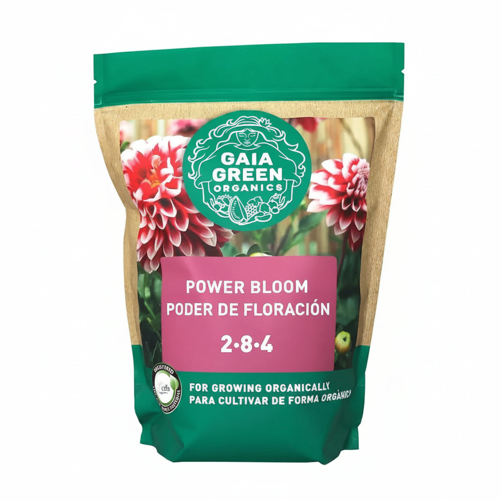 Organic Fertilizer - Gaia Green Power Bloom 2-8-4, 2kg Premium Granular Plant Food for Flowers & Fruits