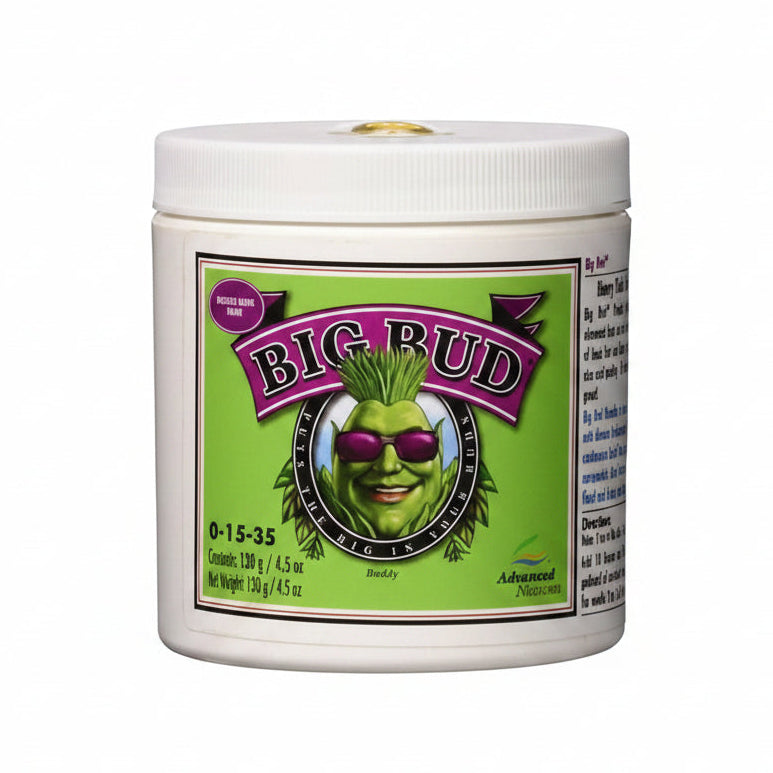 Water Soluble Fertilizer - Advanced Nutrients Big Bud Powder, 130g Premium Bloom Booster Plant Food