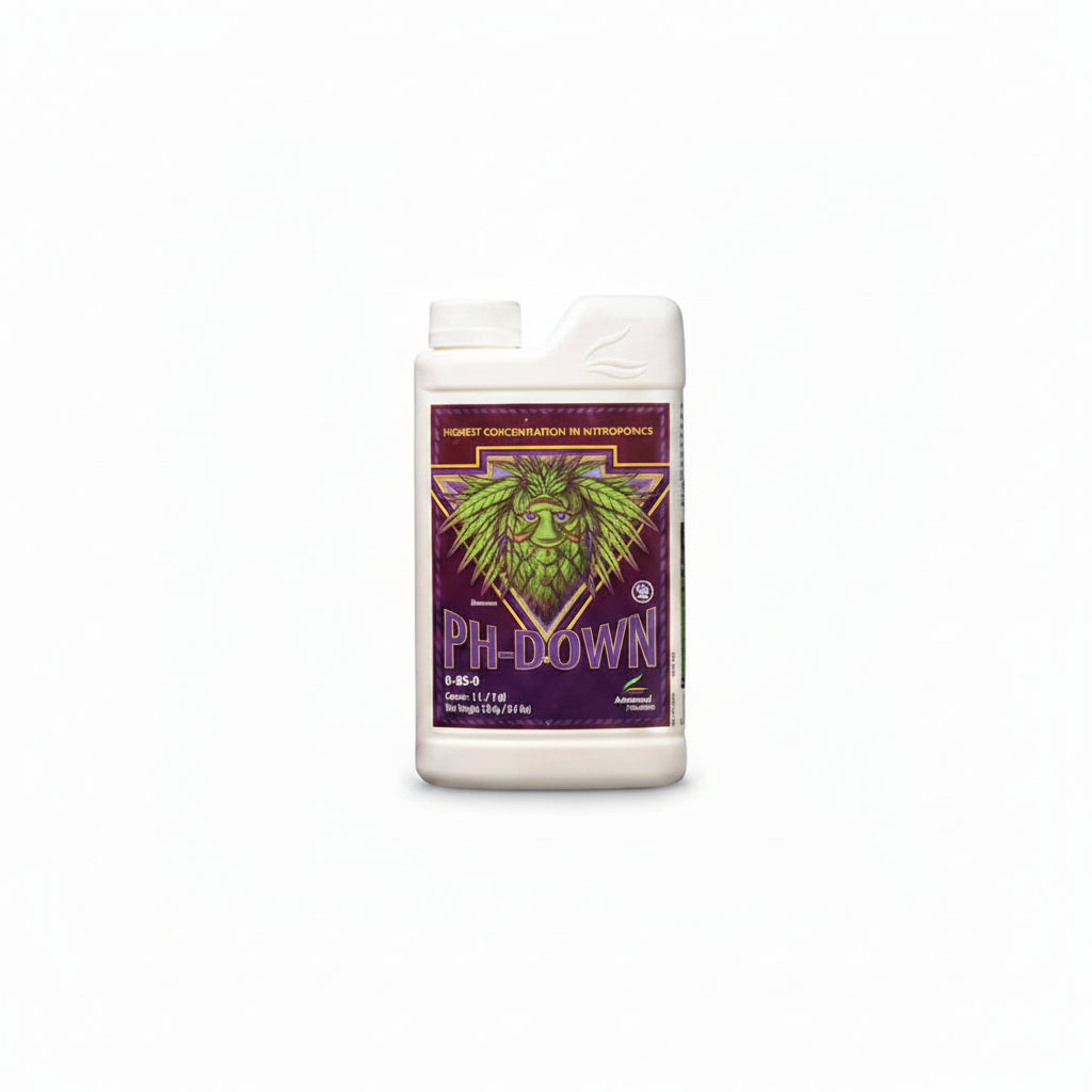 Liquid Fertilizer - Advanced Nutrients pH-Down, 1L Premium Acidic Solution for Hydroponic Reservoirs
