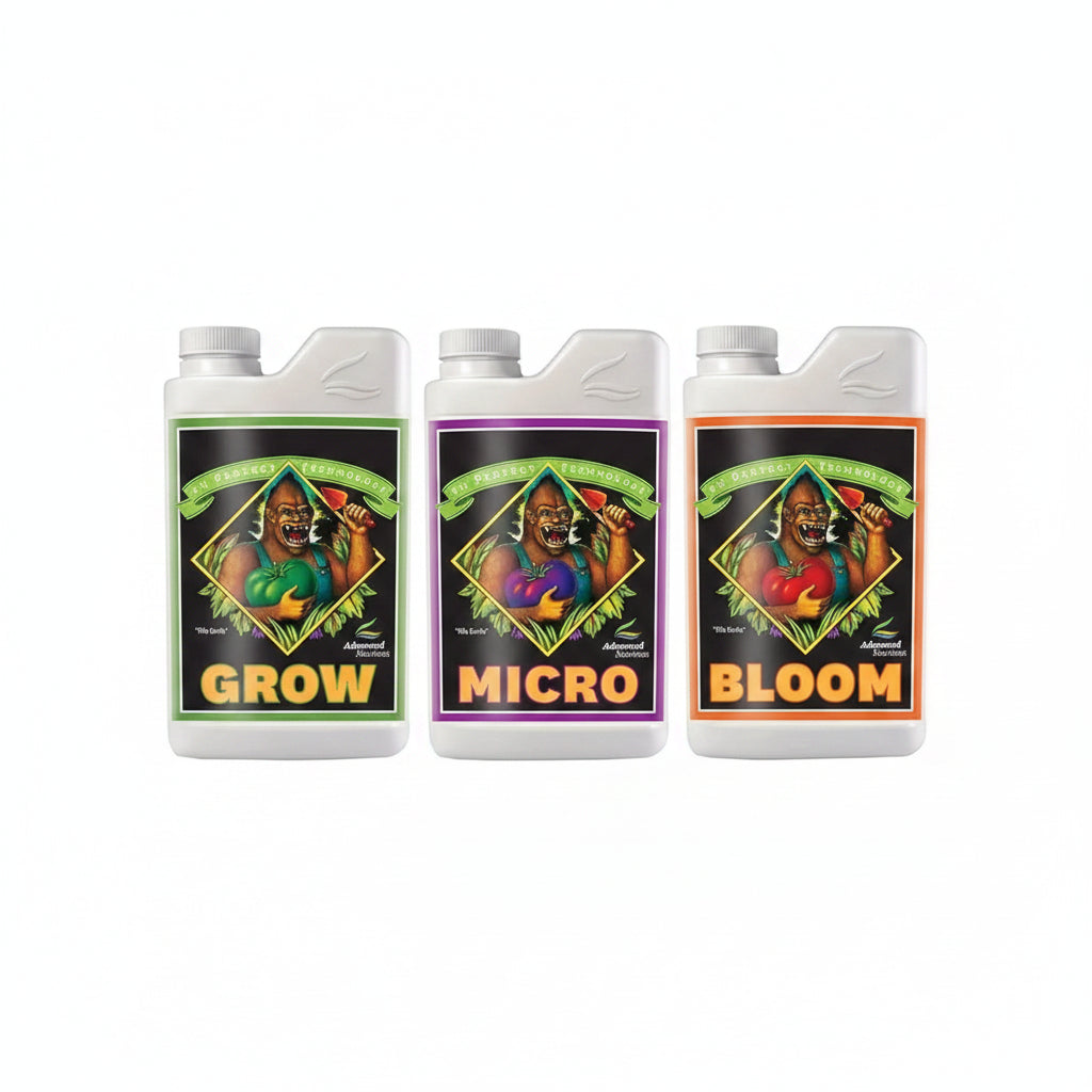 Hydroponic Nutrients - Advanced Nutrients pH Perfect Trio, 4L Complete 3-Part System for Hydroponics & Indoor Gardens