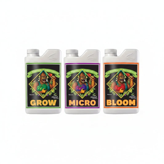 Hydroponic Nutrients - Advanced Nutrients pH Perfect Trio, 4L Complete 3-Part System for Hydroponics & Indoor Gardens
