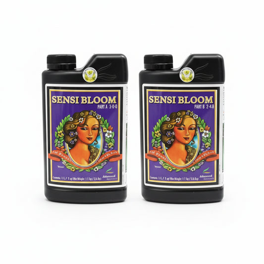 Hydroponic nutrients - Advanced Nutrients Sensi Bloom A+B, 1L Set | pH Perfect Base Hydroponic Fertilizer