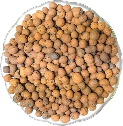 Soilless Potting Mix - Hydroclay Premium Clay Pellets, 10L Reusable LECA Medium for Hydroponics & Orchids