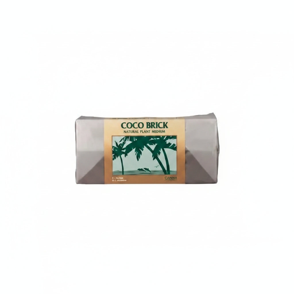 Coco Coir for Plants - CANNA Compressed Coco Brick, 40L Premium Soilless Medium for Indoor Gardens