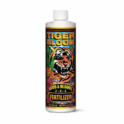 Liquid Fertilizer - FoxFarm Tiger Bloom, 1 Pint | Ultra Potent Bloom Booster Plant Food