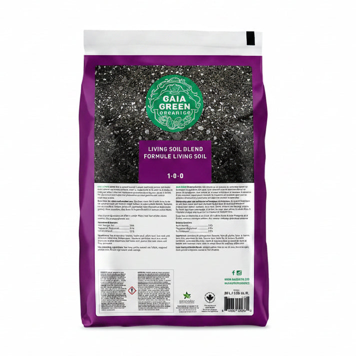Organic potting soil - Gaia Green Premium Living Soil Blend, 30L | Nutrient Rich Biologically Active Potting Mix