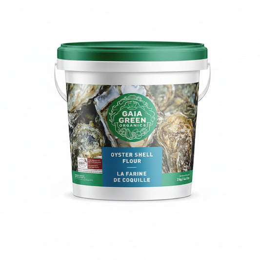 Soil amendments - Gaia Green Oyster Shell Flour 2kg | Natural Calcium Soil Conditioner for pH Management