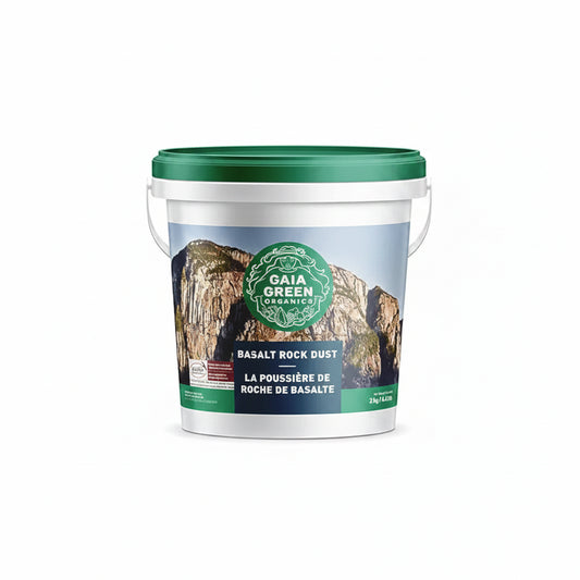 Soil Conditioner - Gaia Green Volcanic Basalt Rock Dust, 2kg Mineral Rich Soil Amendment for Strong Plants