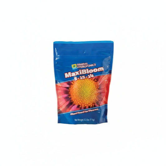 Hydroponic Fertilizer - General Hydroponics MaxiBloom, 2.2LB Water Soluble Nutrient for Heavy Blooms & Fruit Sets