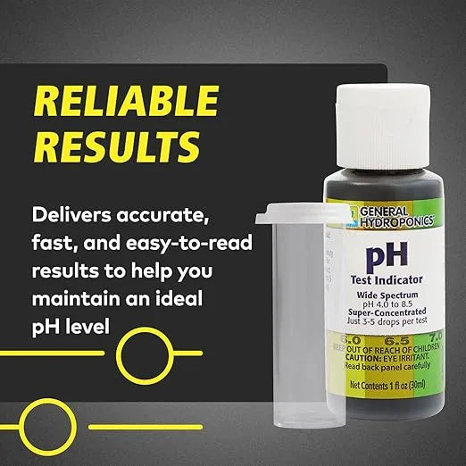 Hydroponic Nutrients - General Hydroponics pH Control Kit Complete Testing & Adjustment Solution for Reservoirs