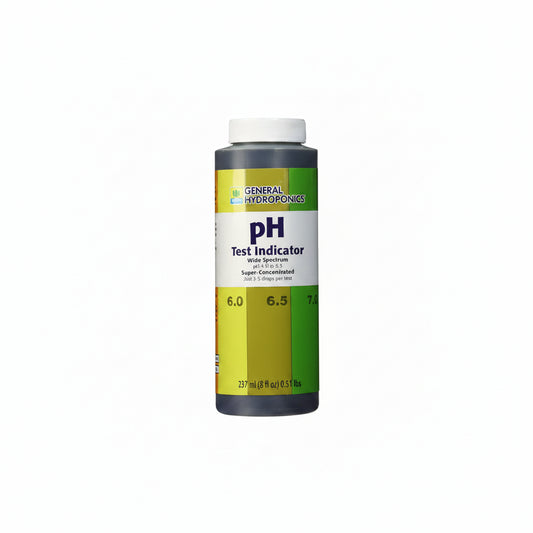 Hydroponic Nutrients - General Hydroponics pH Test Kit, 8oz Wide Spectrum Liquid Indicator for Accurate Readings
