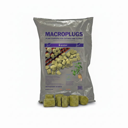 Soilless potting mix - Grodan Rockwool Plugs & Cubes Various | Inert Starter Medium for Seeds and Clones
