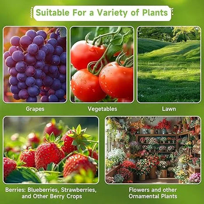 Soil Amendments - J PLUS T Garden Sulphur Pellets 99.9%, 1LB Premium pH Lowering Agent for Acid-Loving Plants
