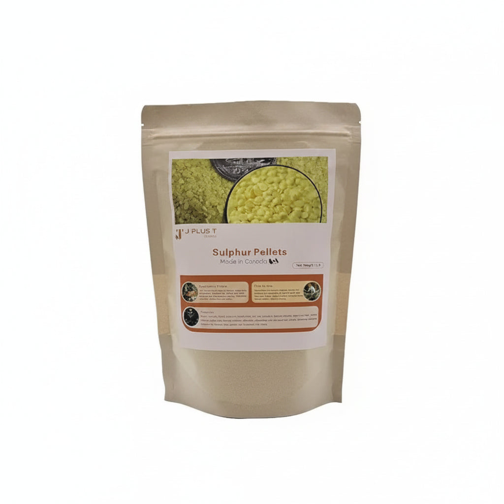 Soil Amendments - J PLUS T Garden Sulphur Pellets 99.9%, 1LB Premium pH Lowering Agent for Acid-Loving Plants