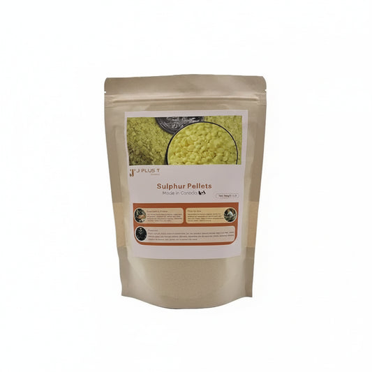 Soil Amendments - J PLUS T Garden Sulphur Pellets 99.9%, 1LB Premium pH Lowering Agent for Acid-Loving Plants