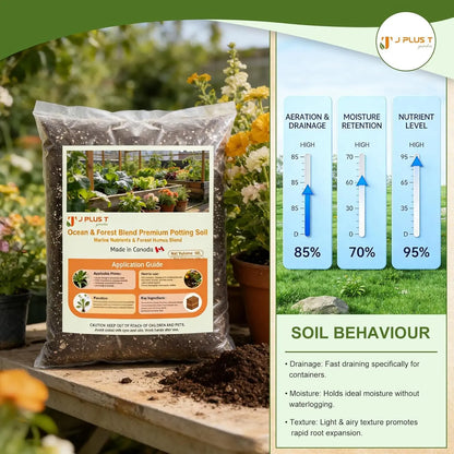 Potting Mix - J PLUS T Ocean Forest Blend 10L