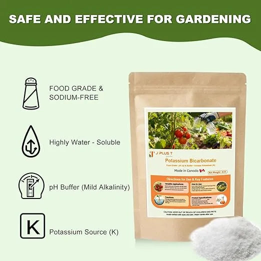 Soil conditioner - J PLUS T Potassium Bicarbonate 5LB | Organic Mildew Prevention and pH Buffer
