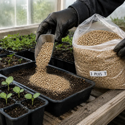 Vermiculite - J PLUS T Premium Coarse Soil Conditioner, 10L High Moisture Retaining Amendment for Plants