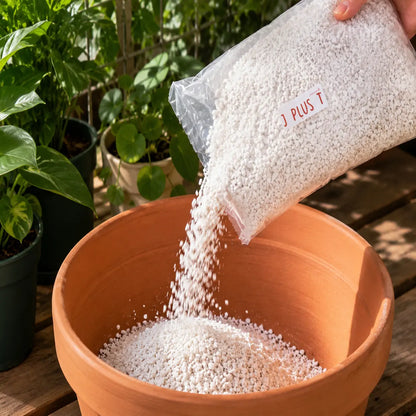 Perlite - J PLUS T Premium Coarse Soil Conditioner, 10L Essential Aeration Amendment for Indoor Plants & Succulents