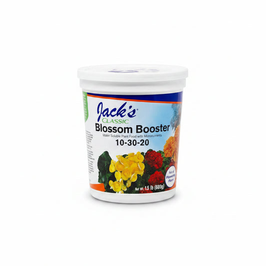 Water Soluble Fertilizer - Jack's Classic Blossom Booster 10-30-20, 1.5lb | High Phosphorus Plant Food