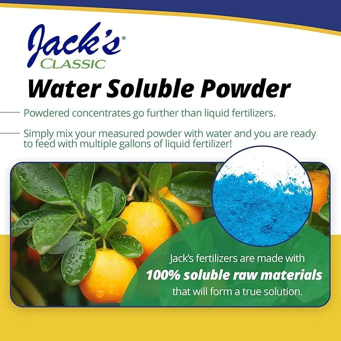 Plant Food - Jack's Classic Citrus Fertilizer 20-10-20, 1.5lb | Premium Nutrient Blend for Citrus Trees
