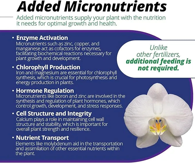 Indoor Plant Fertilizer - Jack's Classic Orchid Special 30-10-10, 8oz | Premium Water Soluble Plant Food