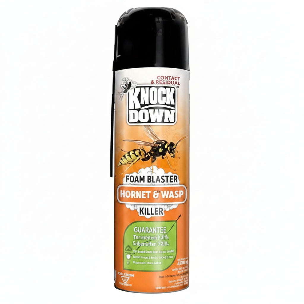 Wasp & Hornet Killer - KNOCK DOWN Foam Blaster Spray | Safe Long Range Pest Control for Outdoor Eaves