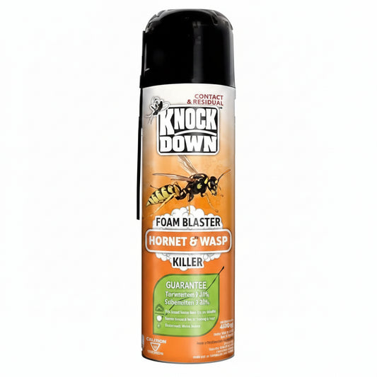 Wasp & Hornet Killer - KNOCK DOWN Foam Blaster Spray | Safe Long Range Pest Control for Outdoor Eaves
