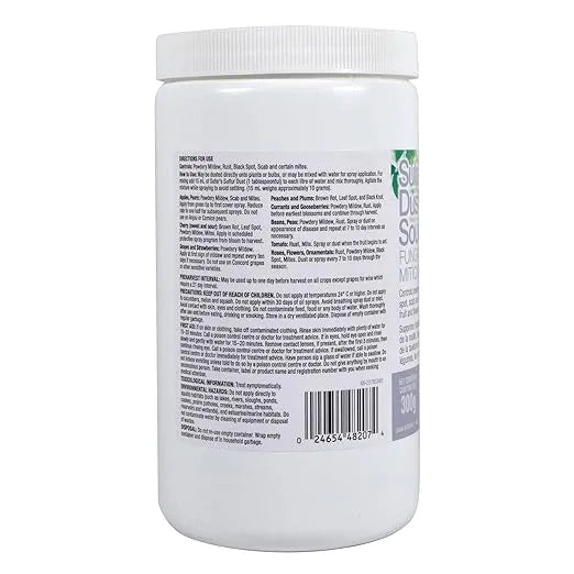 Soil Amendments - Premium Sulphur Dust Fungicide, 300g | Natural Mildew & Mite Control for Gardens