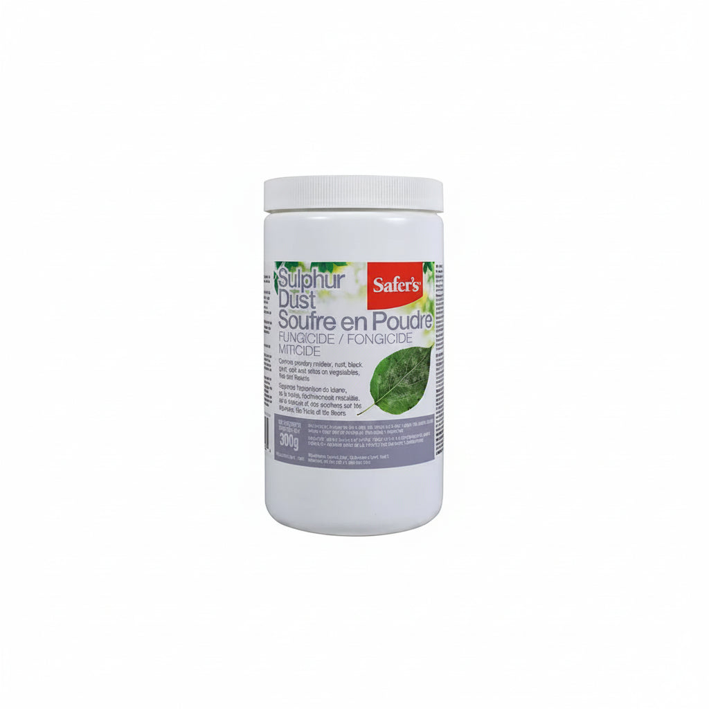Soil Amendments - Premium Sulphur Dust Fungicide, 300g | Natural Mildew & Mite Control for Gardens