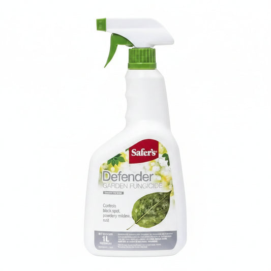 Garden Fungicide - Safer's Defender Ready-to-Use Spray, 1L | Fast Acting Mildew & Black Spot Control