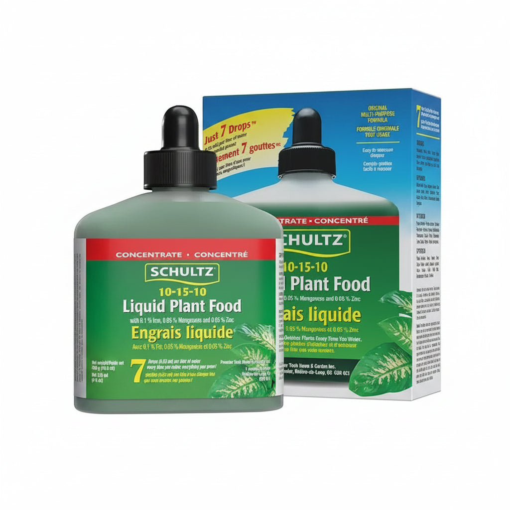 Liquid Fertilizer - Schultz All Purpose 10-15-10, 8oz | Easy Dropper Indoor Plant Food