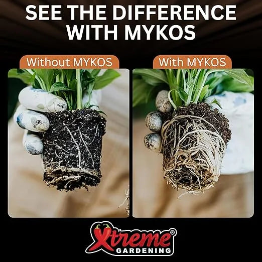 Mycorrhizae - Xtreme Gardening Mykos Inoculant, 1LB Endomycorrhizal Fungal Spores for Healthy Root Systems