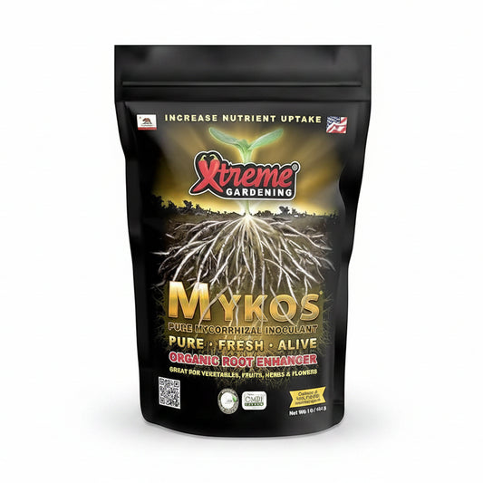 Mycorrhizae - Xtreme Gardening Mykos Inoculant, 1LB Endomycorrhizal Fungal Spores for Healthy Root Systems